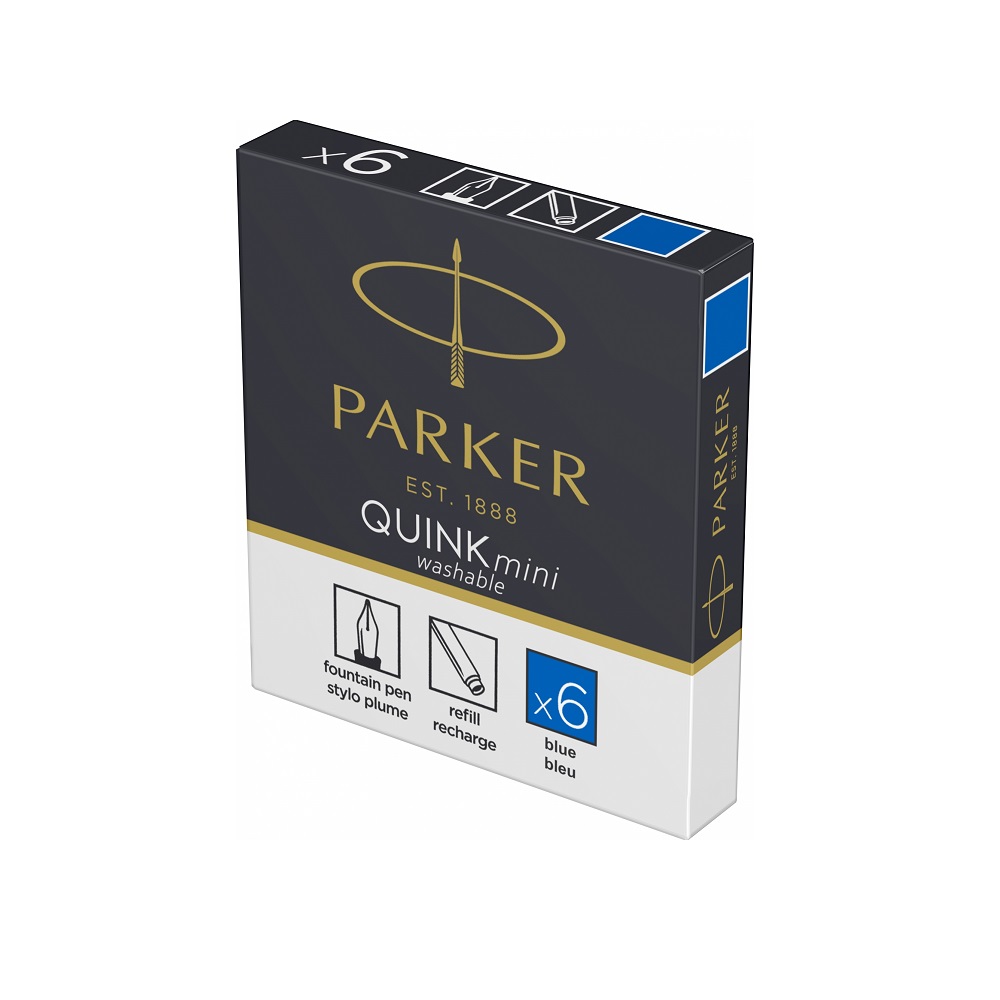 Patrone za nalivpero Parker Royal Quink Blue Mini