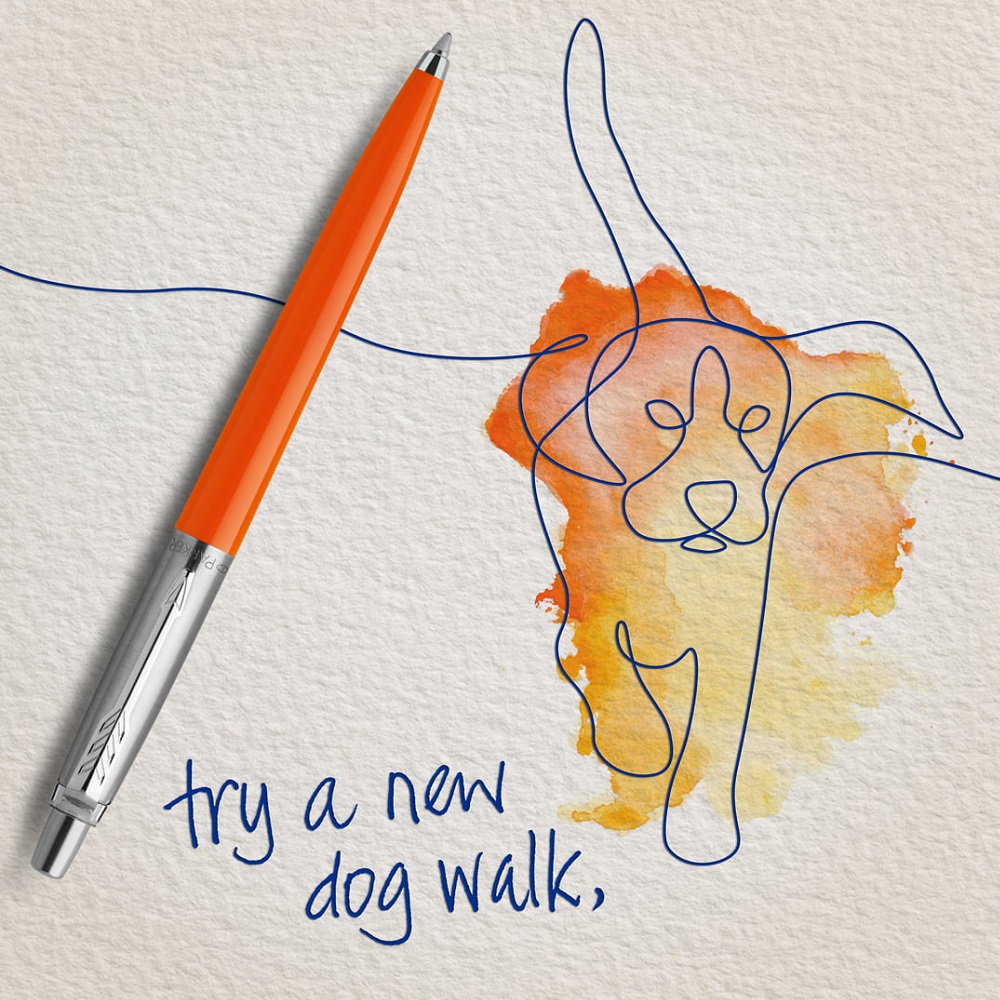 Hemijska olovka PARKER Original JOTTER Orange CT - Слика 5