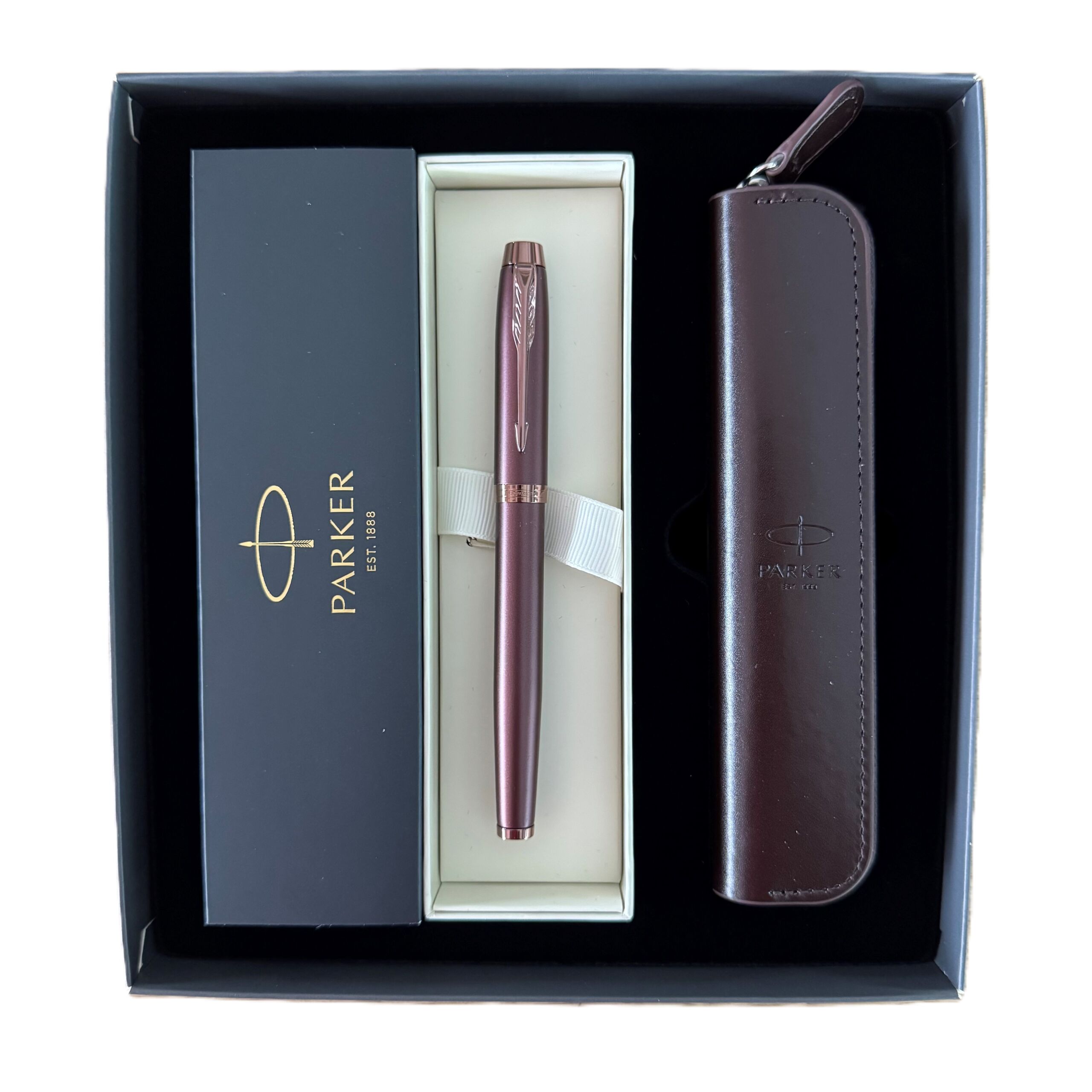 Parker poklon set IM BURGUNDY Hemijska olovka + futrola