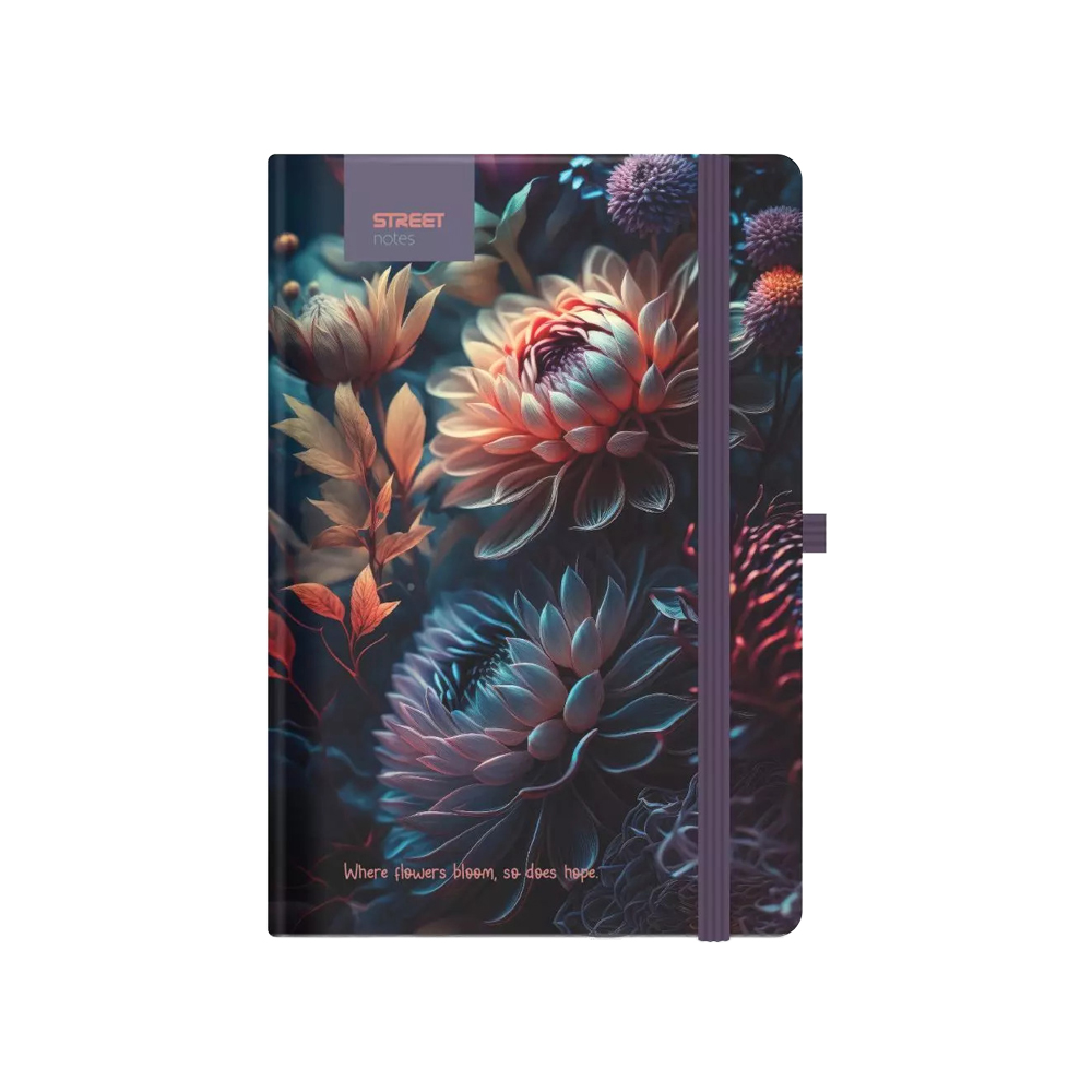 NOTES A6 96 lista FLOWERS BLOSSOM