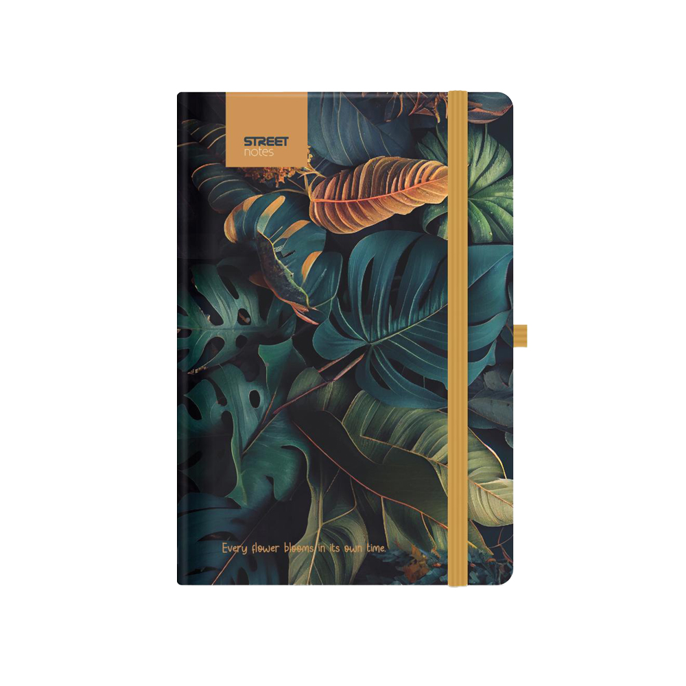 NOTES A6 96 lista FLOWERS GARDEN