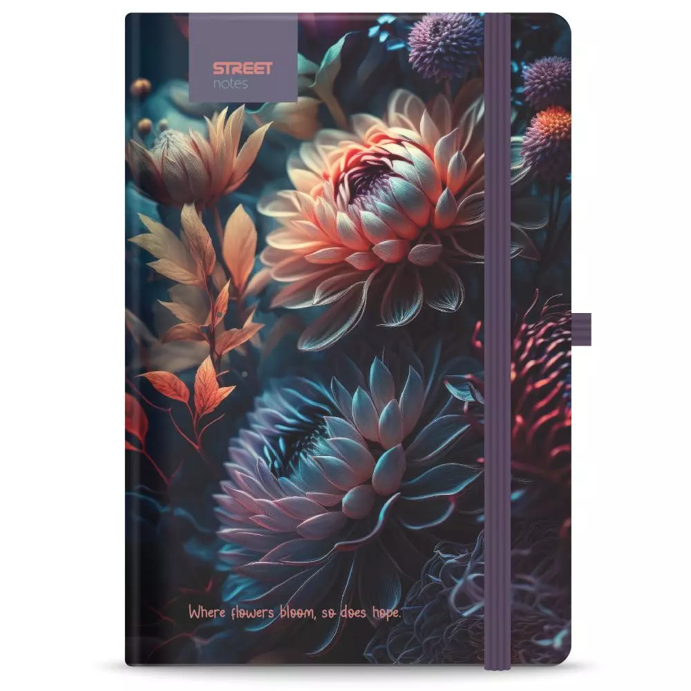 NOTES A5 96 listaFLOWERS BLOSSOM