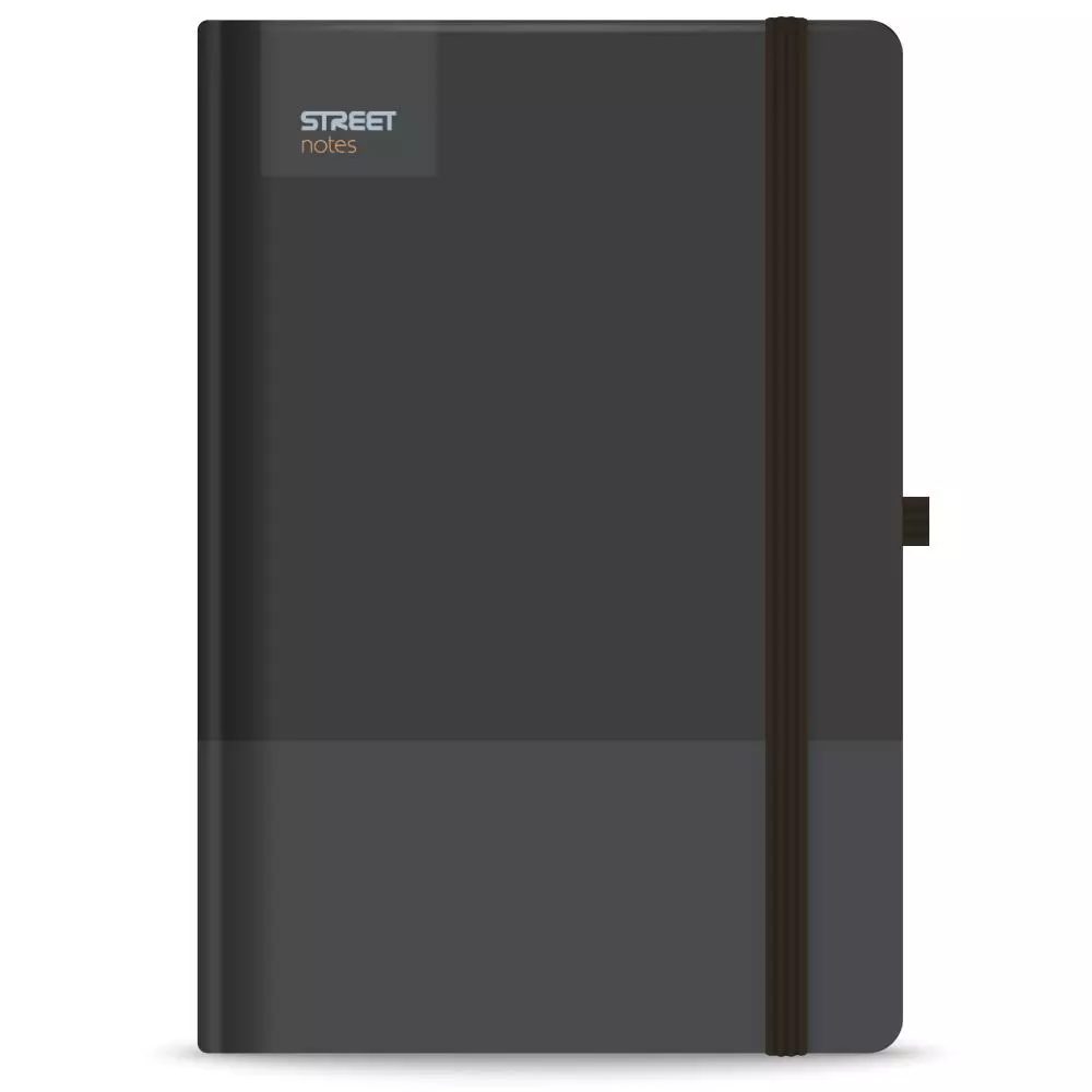 NOTES A5 96 lista CASUAL BLACK